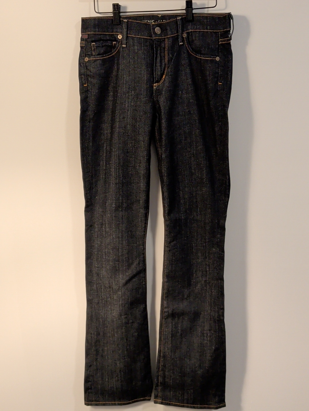 Citizens of Humanity Dark Blue Flared Wide Leg Jeans